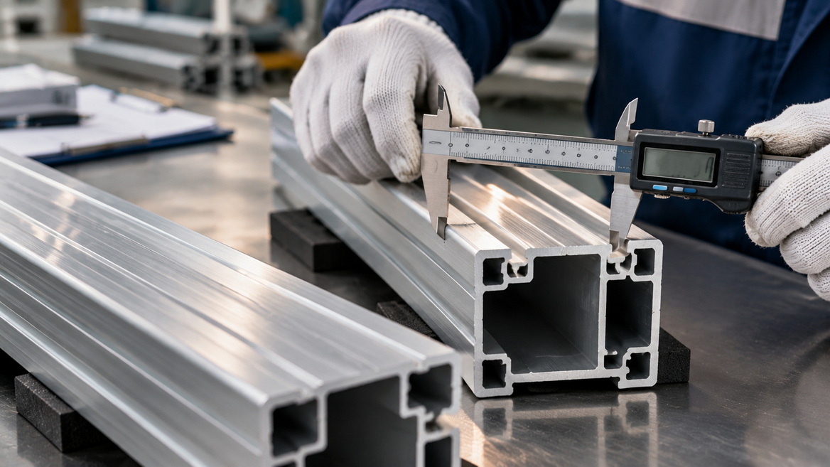 Aluminum Extrusion Surface And Dimensional Inspection Aluminum Extrusion Surface And Dimensional Inspection