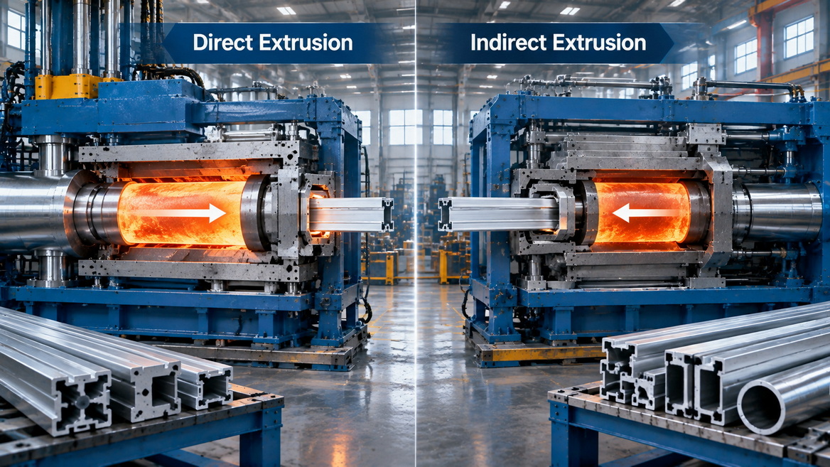 Direct And Indirect Extrusion Press Comparison Direct And Indirect Extrusion Press Comparison