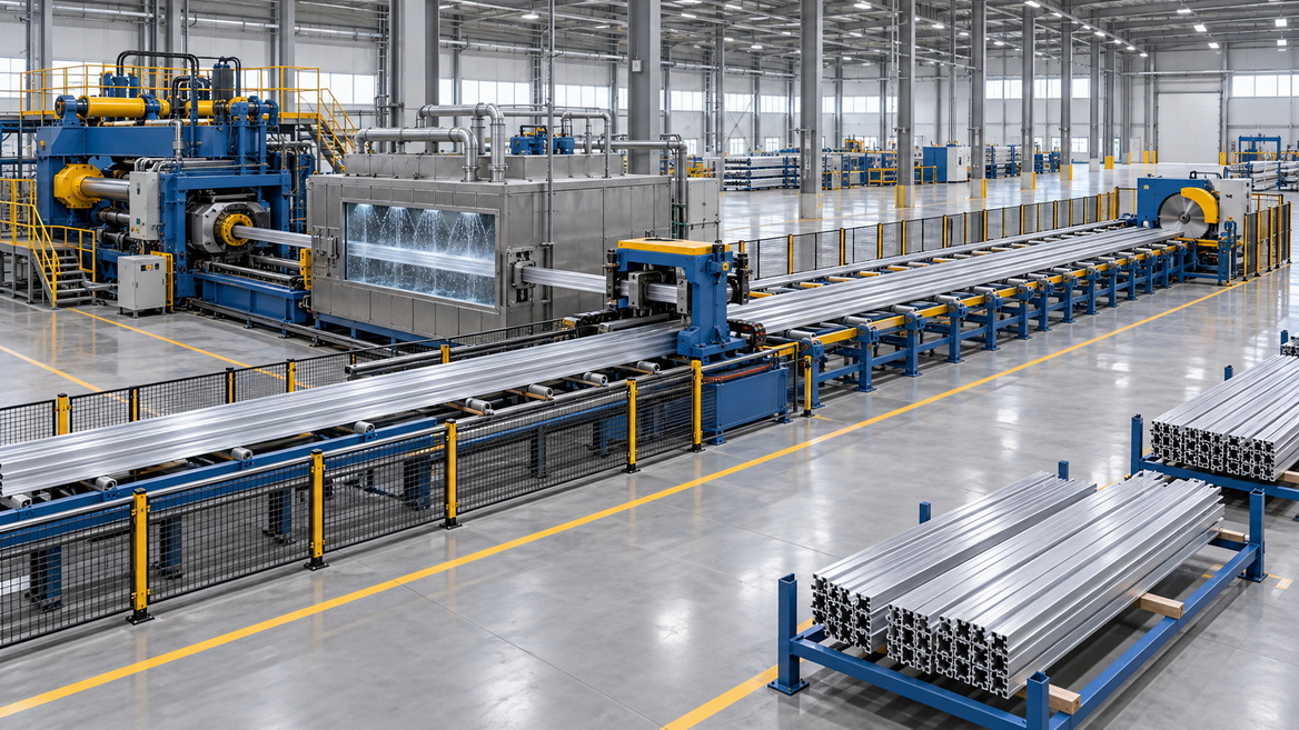 Aluminum Extrusion Production Line Aluminum Extrusion Production Line