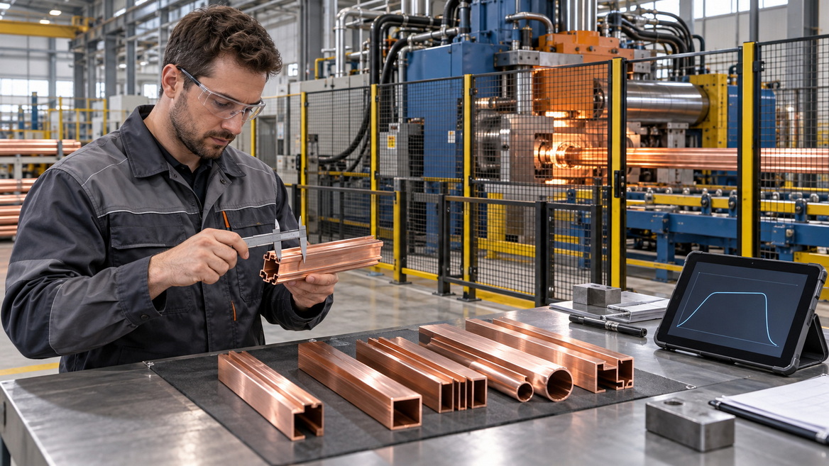 Copper Extrusion Press Production Validation Copper Extrusion Press Production Validation