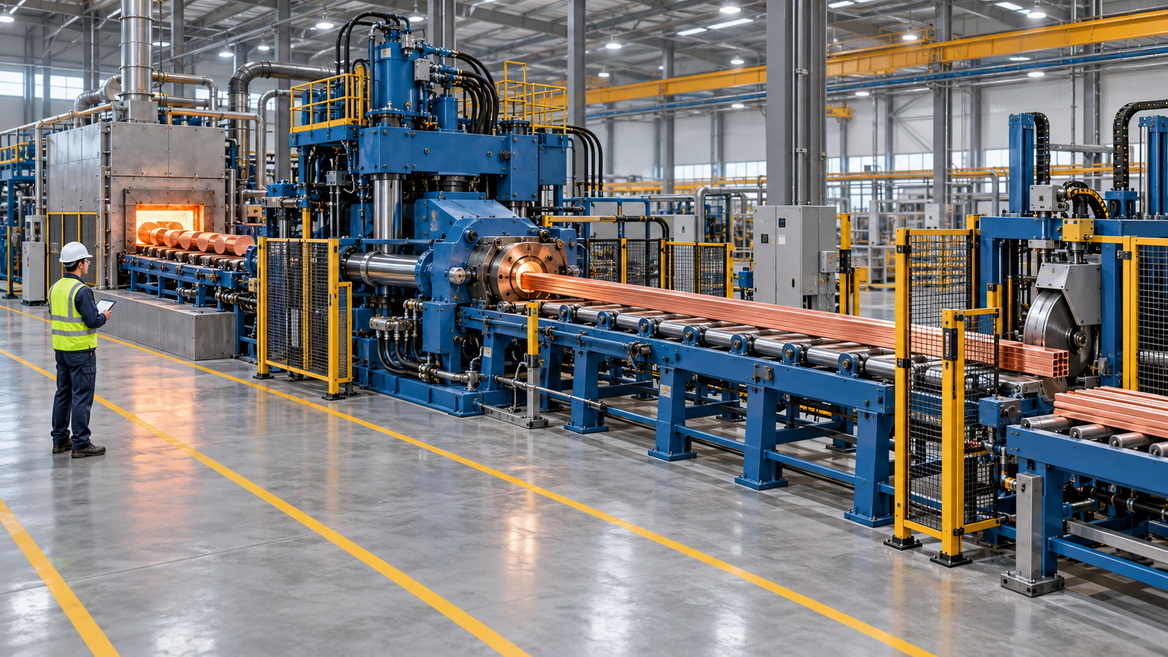 Customized Copper Extrusion Production Line Customized Copper Extrusion Production Line