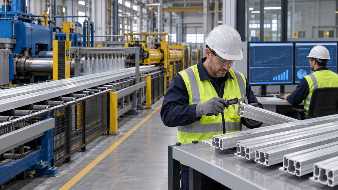 Aluminum Extrusion Production Acceptance Testing