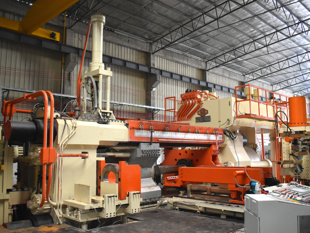 Haoyuan Aluminum 2750T Model 9-inch Indirect extrusion press