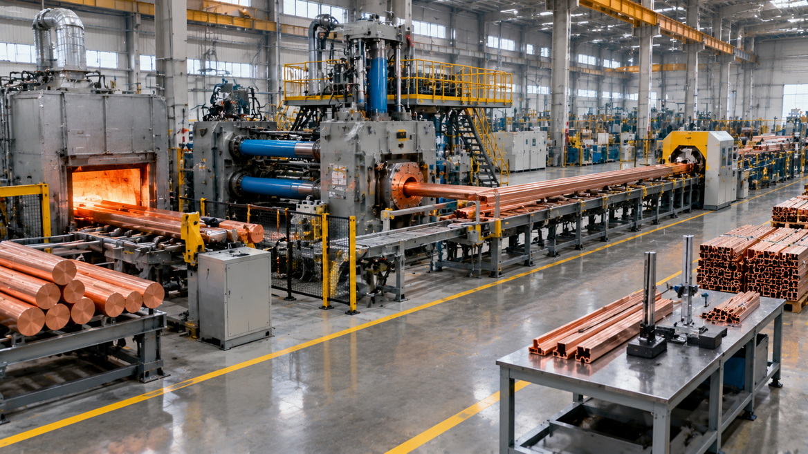 Integrated Copper Extrusion Production Line