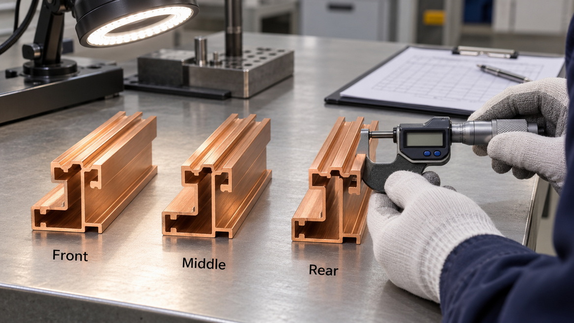 Copper Profile Quality Inspection